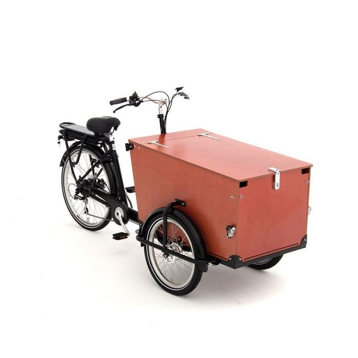 Babboe electric cargo store bike