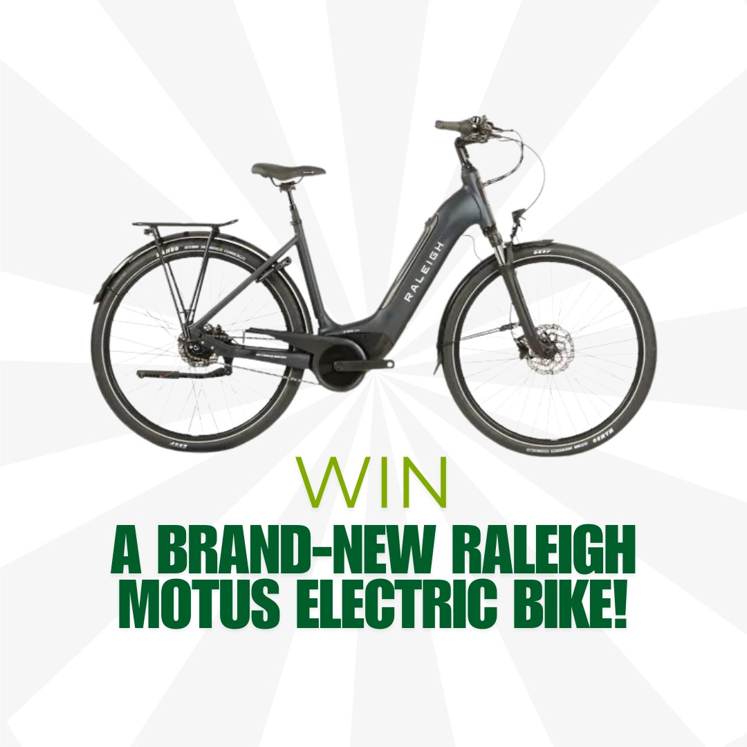 WIN A BRAND NEW Raleigh Motus Electric Bike